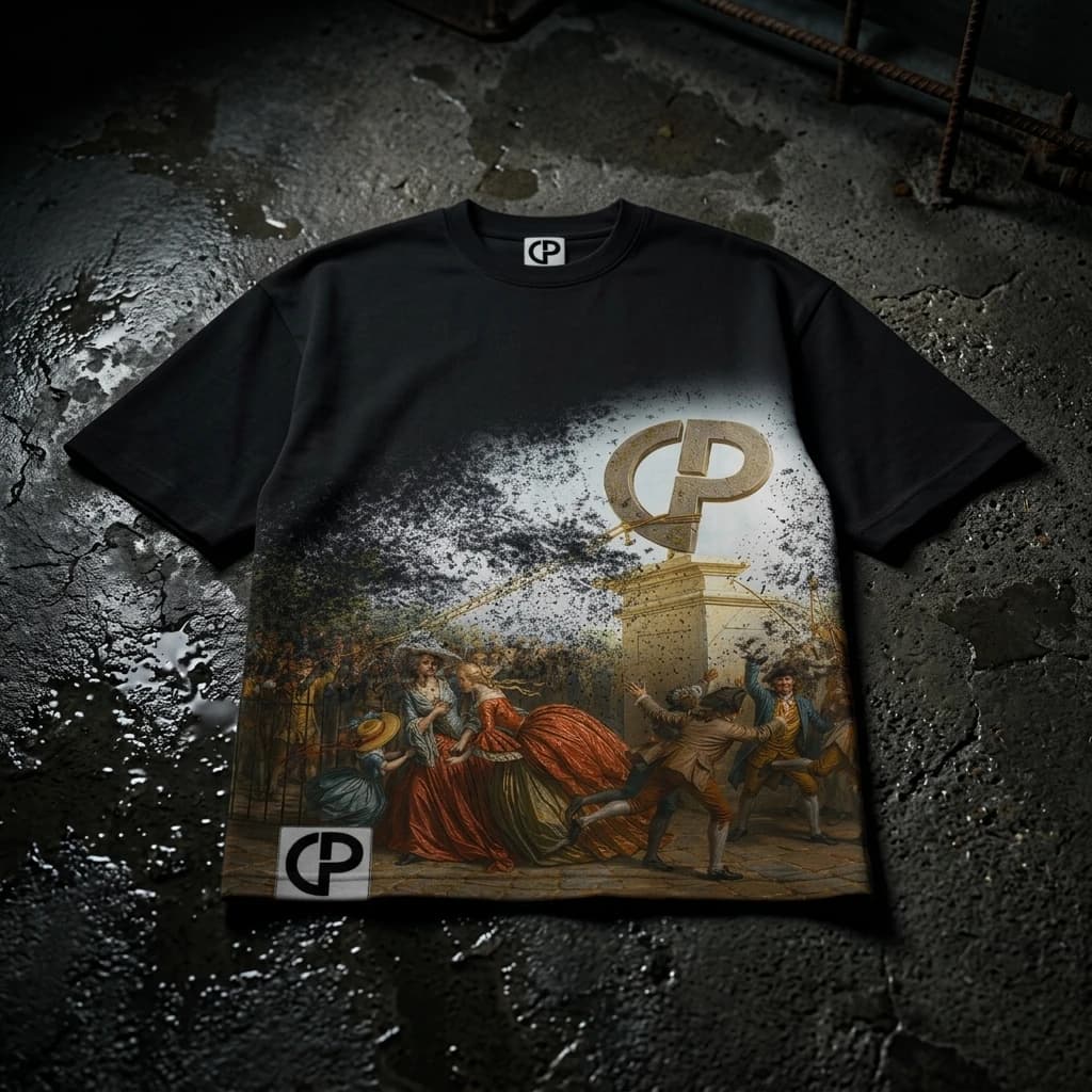 CP Revolution Tee - Black — Front