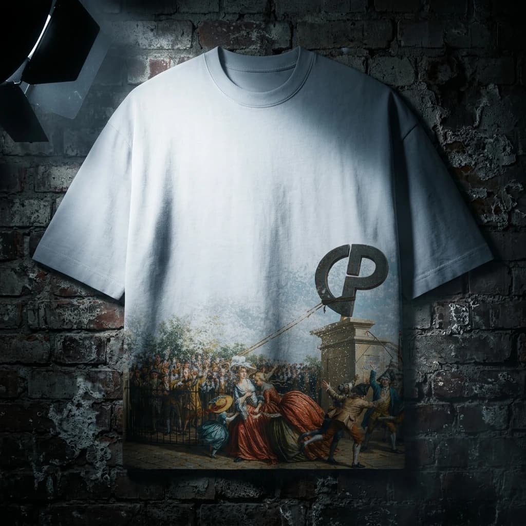 CP Revolution Tee - White — Front